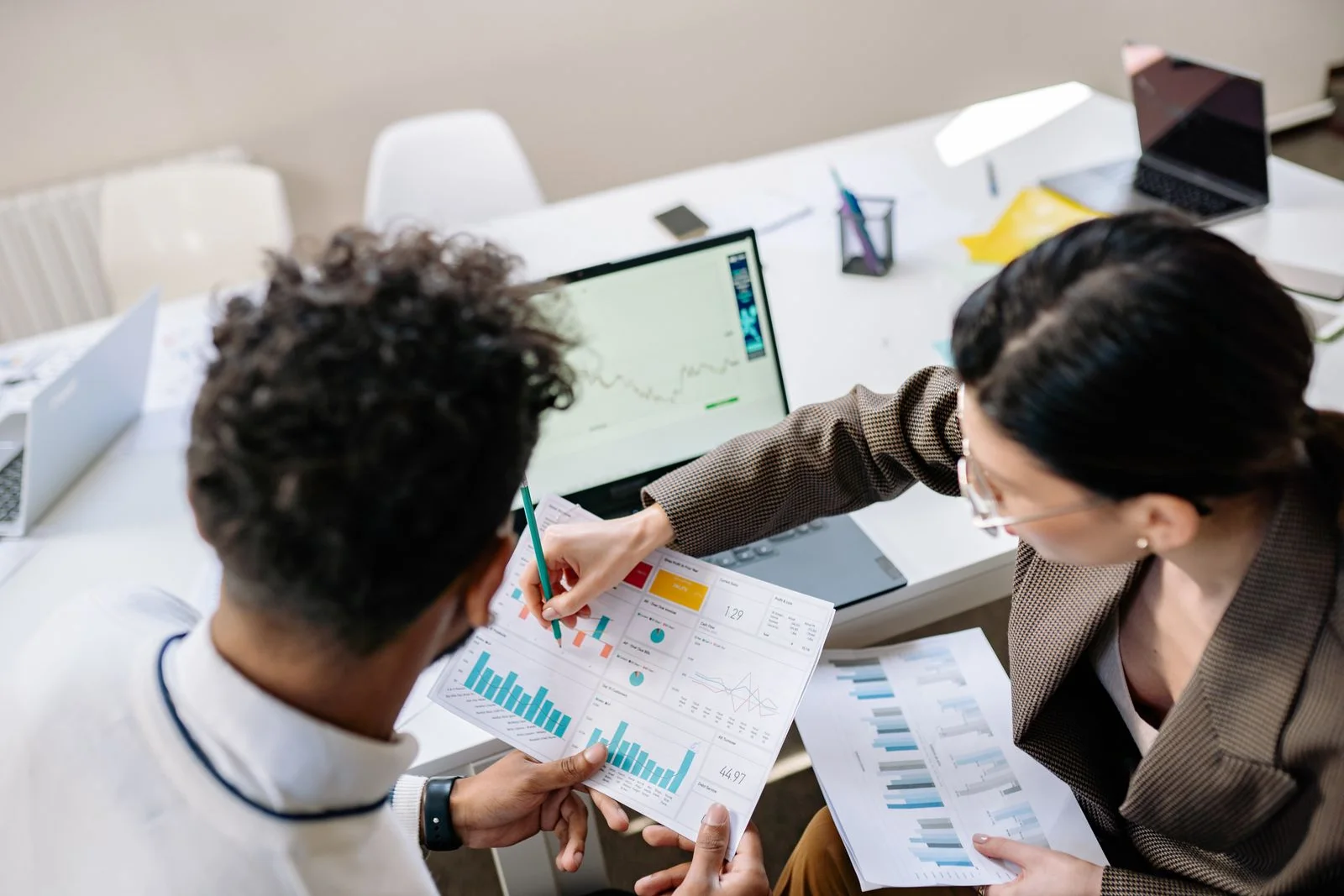 Review checkout data together each month: where buyers drop off tells you which fix to make next.